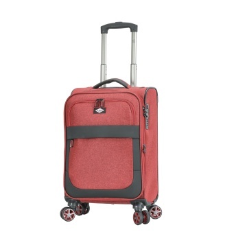 Troler Cabină Extensibil 55x35x20 cm Lee Cooper, Poliester, 4 Roti Duble, LC33503, Grena
