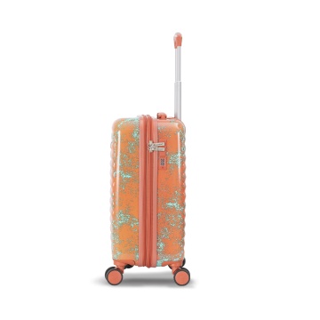 Troler Cabină Extensibil 55x36x22 cm Madisson, Fermoar Antifurt, Policarbonat, SW65203, Portocaliu/Turcoaz - Img 12