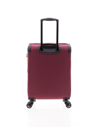 Troler Cabină Extensibil 55x38x20 cm Gladiator Helios, Poliester, Cifru TSA, 4 Roți Duble, Grena - Img 7