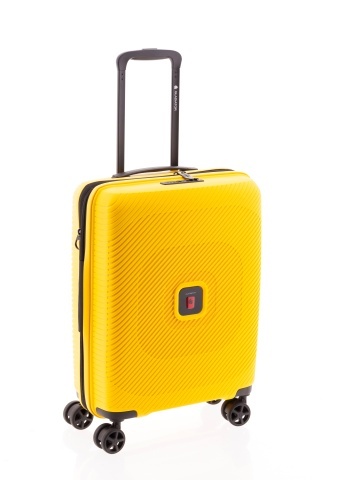 Troler Cabină Extensibil 55x40x20 cm Gladiator Vincent, Polipropilenă, Cifru TSA, Galben - Img 10