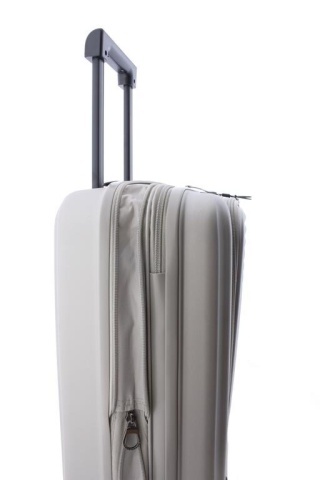 Troler Cabina Extensibil, Policarbonat, Comp. Laptop 15", Cifru TSA, Gladiator, Nomadtec, MG 3210 - 55 cm, Bej - Img 5