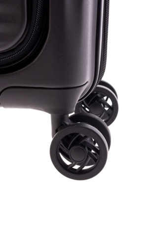 Troler Cabina Extensibil, Policarbonat, Comp. Laptop 15", Cifru TSA, Gladiator, Nomadtec, MG 3210 - 55 cm, Negru - Img 10