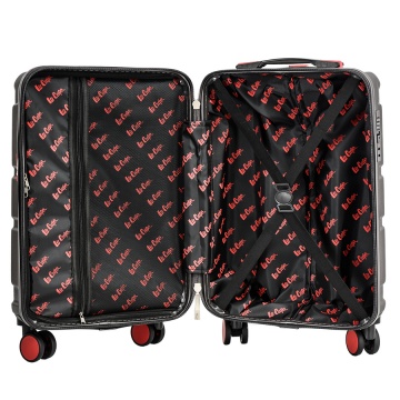 Troler Cabina Lee Cooper London, ABS, 4 Roti Duble, Cifru, 55 cm, Antracit - Img 2