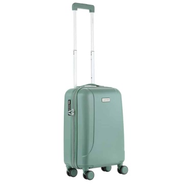 Troler Cabina, Policarbonat/ABS, 4 Roti Duble, cifru TSA, CarryOn Skyhopper, 55 cm, Verde - Img 4