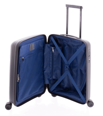 Troler Cabina Polipropilena 4 Roti Duble Cifru TSA Gladiator Ocean MG 4210 - 55 cm Negru - Img 3