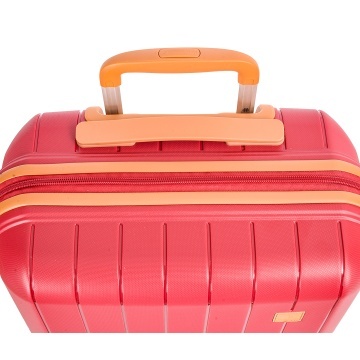 Troler Cabina Polipropilena, Fermoar Antifurt, Cifru TSA, Snowball, SW49403, 55.5 cm, Rosu - Img 9