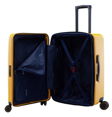 Troler Cabina Verage Freeland, Captuseala Antibacteriana, Extensibil, PC/ABS, Cifru TSA, 55 cm, Verde - Img 2