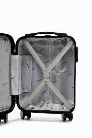 Troler Cabină XS Aventor, 40×30×20 cm, Roți detașabile, ABS, 23 L, AV104, Negru - Img 9
