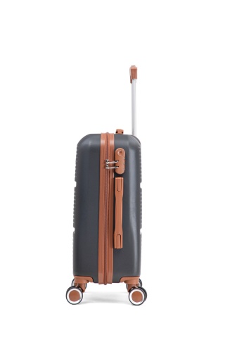 Troler de Cabină Aventor, 55x35x20 cm, ABS, Cifru, 4 roți duble 360°, 32 L, AV107, Negru - Img 14