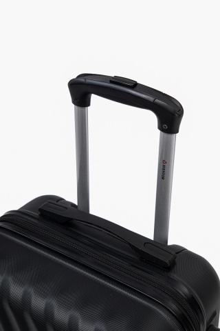 Troler de cabina Aventor AV104, 55x36x22 cm, bagaj de mana, 100%ABS, cifru, 4 roti duble 360°, negru - Img 18