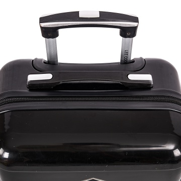 Troler de cabina Lee Cooper LC32203, policarbonat, 4 roti duble, cifru, 55 cm, negru - Img 9
