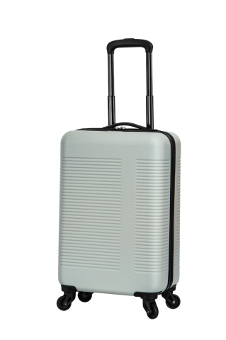 Troler de cabina Protocol, 57x35x22 cm, bagaj de mana, ABS, 4 roti 360°, argintiu
