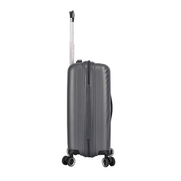 Troler de cabina Snowball SW47203, polipropilena, fermoar antifurt, cifru TSA, 4 roti duble, 55 cm, antracit - Img 5