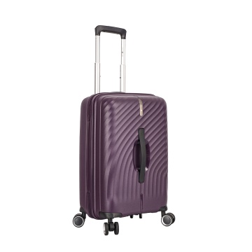 Troler de cabina Snowball SW47203, polipropilena, fermoar antifurt, cifru TSA, 4 roti duble, 55 cm, mov - Img 6