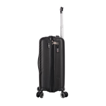 Troler de cabina Snowball SW47203, polipropilena, fermoar antifurt, cifru TSA, 4 roti duble, 55 cm, negru - Img 3