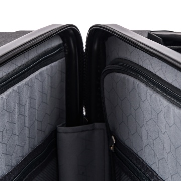 Troler de cabina Snowball SW47203, polipropilena, fermoar antifurt, cifru TSA, 4 roti duble, 55 cm, negru - Img 13