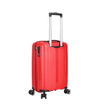 Troler de cabina Snowball SW47203, polipropilena, fermoar antifurt, cifru TSA, 4 roti duble, 55 cm, rosu - Img 4