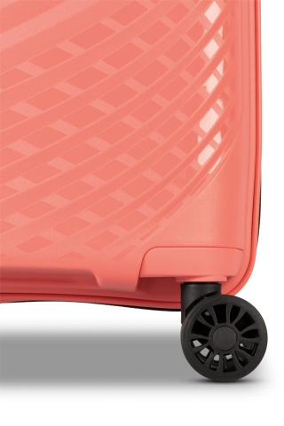 Troler de Cabină Worldpack MAUI, F10520, 55 cm, Polipropilenă, Cifru TSA, 4 Roți Duble 360°, Coral - Img 8