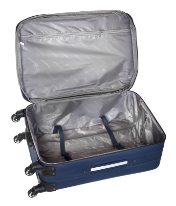 Troler extensibil de cabina Diplomat ZC 3004, poliester, 4 roti, 56 cm, negru - Img 2