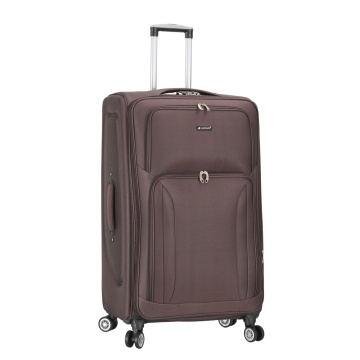 Troler Extra Large Extensibil 86x52x33 cm, Poliester, Cifru, Madisson,SW66204, Maro