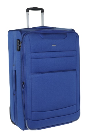 Troler extra large extensibil Diplomat ZC 6020, 2 roti, poliester, 87 cm, albastru