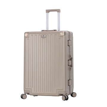 Troler Mare 75x50x30 cm, ABS, Închidere Clapetă, Cifru, Madisson, SW66503, Auriu