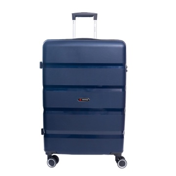 Troler mare Aventor AV102, bagaj de cala, 71.5x47.5x29 cm, polipropilena, cifru TSA, 4 roti duble 360°, bleumarin, RESIGILAT
