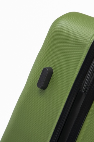 Troler mare Aventor AV104, 76x49x29 cm, bagaj de cala, 100%ABS, cifru, 4 roti duble 360°, verde, RESIGILAT - Img 22