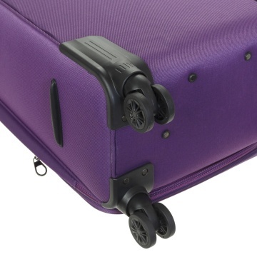 Troler Mare Extensibil 78x46x34 cm Diplomat, Poliester, Cifru, ZC208, Mov - Img 6