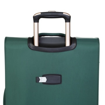 Troler mare extensibil Diplomat Monaco 78x48x31/36 cm, +25% capacitate, fermoar antifurt, bagaj de cala, poliester, verde - Img 6