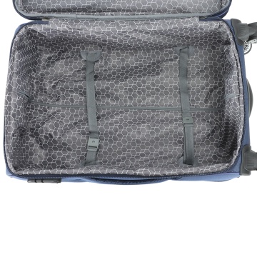 Troler mare extensibil Madisson, 76x46x28/33 cm, poliester, bagaj de cală, 4 roți duble, cifru, SW55104, bleumarin - Img 7