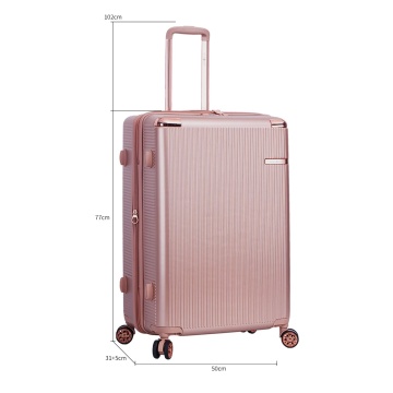 Troler mare extensibil Snowball SW44303, fermoar antifurt, 77 cm, policarbonat rezistent, cifru TSA, rose - Img 3