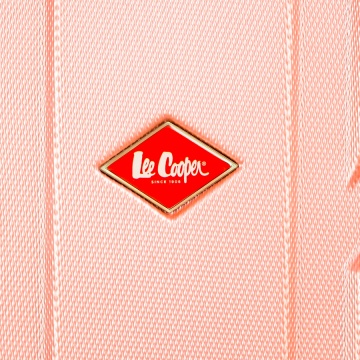 Troler Mare Lee Cooper London, ABS, 4 Roti Duble, Cifru, 76 cm, Rose - Img 10
