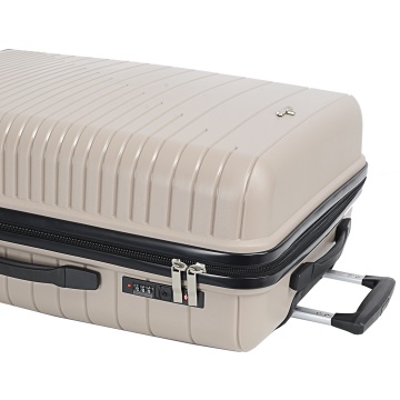 Troler Mare Madisson SW33703, Polipropilena, 4 Roti Duble, Cifru, 75 cm, Auriu - Img 10