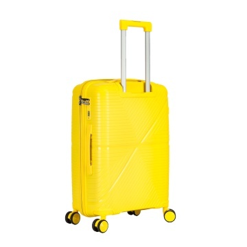 Troler mare Madisson SW42103, polipropilena, cifru, 4 roti duble, 77 cm, galben - Img 15