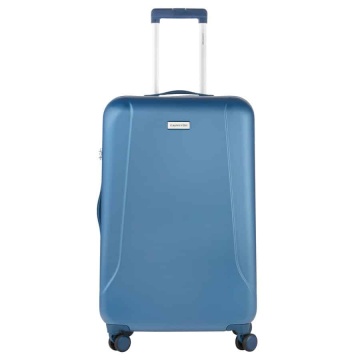 Troler Mare, Policarbonat/ABS, 4 Roti Duble, cifru TSA, CarryOn SKYHOPPER, 78.5 cm, Albastru