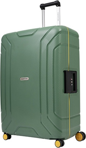 Troler Mare Polipropilena inchidere cu clapeta CarryOn STEWARD 75 cm Verde - Img 1