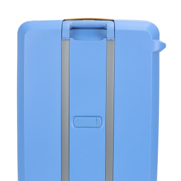 Troler Mediu 68x47x26 cm Snowball, 100% Polipropilenă, Închidere Clapetă, SW57203, Albastru - Img 20