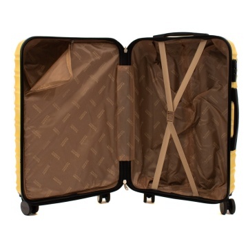 Troler Mediu ABS 4 Roti Duble Ella Icon Assign 1912-65.5 cm Galben - Img 2