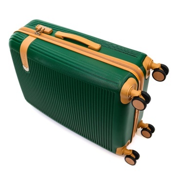 Troler Mediu ABS 4 Roti Duble Ella Icon Style 1253 Verde - Img 3