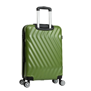 Troler mediu Aventor AV104, 67x43x25 cm, bagaj de cala, 100%ABS, cifru, 4 roti duble 360°, verde - Img 7