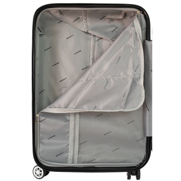 Troler mediu Aventor AV104, 67x43x25 cm rosu, bagaj de cală, compartiment interior cu fermoar, interior din material textil