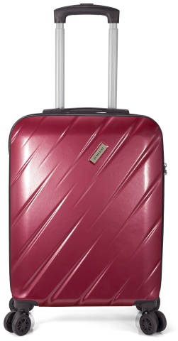 Troler mediu Benzi BZ 5787, ABS, cifru TSA, 4 roti duble, 66 cm, grena