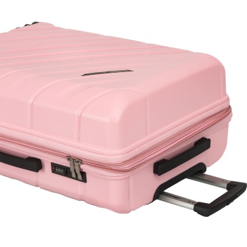 Troler mediu extensibil Madisson SW43903, polipropilena, cifru, 4 roti duble, 68 cm, galben - Img 3
