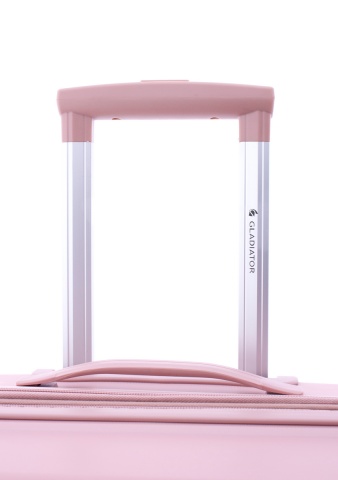 Troler mediu Gladiator Boxing MG 3811, roti cu suspenie, extensibil, polipropilena, 67 cm, rose - Img 11