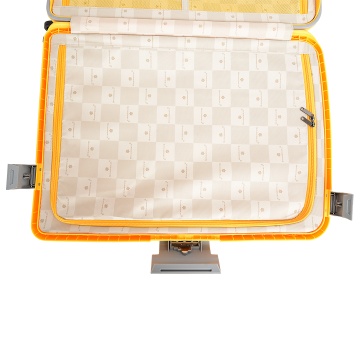 Troler Mediu Snowball, Inchidere cu Clapeta, Polipropilena, Cifru TSA, SW37103, 67 cm, Galben - Img 16
