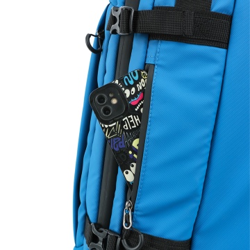Troler mediu Snowball SW42503, 62x38x27 cm, bagaj de cala, 57L, 2 roti, poliester impermeabil, albastru - Img 7
