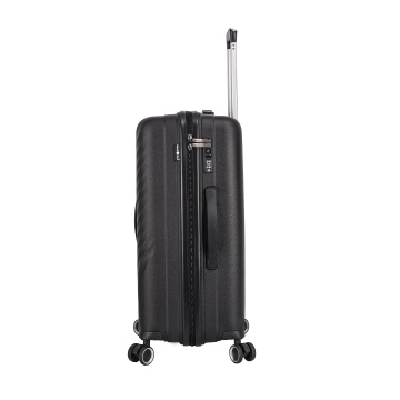 Troler mediu Snowball SW47203, polipropilena, fermoar antifurt, cifru TSA, 4 roti duble, 69 cm, negru - Img 5