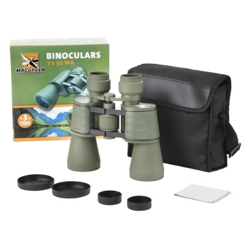 Binoclu MacGyver 7x50 WA BK7, Unghi larg, Adaptor Trepied, Focalizare de la 5 m, 701063 - Img 12
