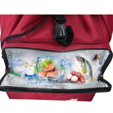 Carucior cumparaturi Madisson SW42028, 55L, 2 roti, buzunar termoizolant, grena - Img 2